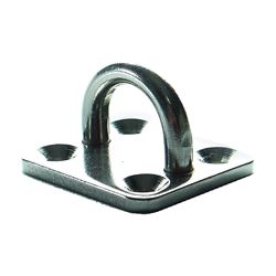 Ram Tail RT SEP-02 Square Eye Plate, Stainless Steel, For: Turnbuckle or Fork Jaws 