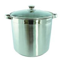 Euro-Ware 3016 Stock Pot with Lid, 16 qt Capacity, Stainless Steel 2 Pack 