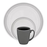 OLFA 1119398 Dinnerware Set, Vitrelle Glass, For: Dishwashers, Pre-Heated Microwave Ovens and Refrigerators 2 Pack 