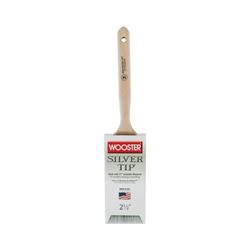 Wooster 5220-2-1/2 Paint Brush, 2-1/2 in W, 2-15/16 in L Bristle, Polyester Bristle, Flat Sash Handle 