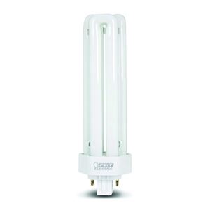 Feit Electric PLT21E/35 Compact Fluorescent Bulb, 32 W, T2 Lamp, 4-Pin Lamp Base, 3500 K Color Temp, Cool White Light