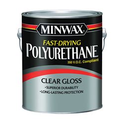 Minwax 319000000 Polyurethane, Gloss, Liquid, Clear, 1 gal, Can, Pack of 2 