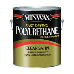 Minwax 319020000 Polyurethane Paint, Liquid, Clear, 1 gal, Can 2 Pack 