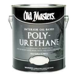 Old Masters 49401 Polyurethane, Gloss, Liquid, Clear, 1 gal, Can, Pack of 2 