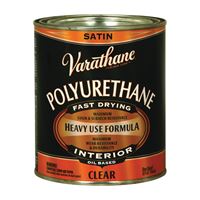 Varathane 9141H Polyurethane, Liquid, Clear, 1 qt, Can 