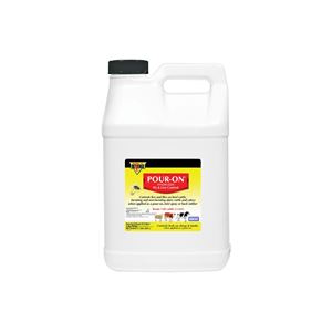Bonide POUR-ON 46431 Fly and Lice Control, Liquid, Pour-On, Spray Application, 2.5 gal 2 Pack