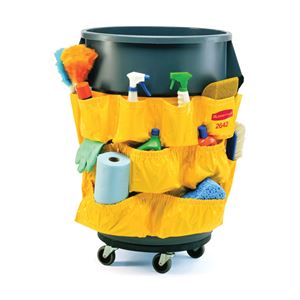 Rubbermaid Brute FG264200YEL Caddy Bag Container, Vinyl Blade