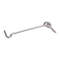 ProSource Gate Hook and Eye, 5/32 in Dia Wire, 4 in L, Stainless Steel 