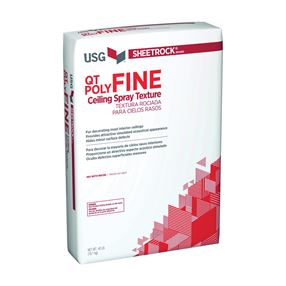 USG 540500 Ceiling Spray Texture, Powder, White, 40 lb Bag