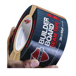 SURFACE SHIELDS BLD072 Builder Board Seam Tape, 3 in W, 180 ft L, 22 mil Thick, Brown 