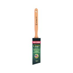 Wooster 4410-1-1/2 Paint Brush, 1-1/2 in W, 2-7/16 in L Bristle, Synthetic Bristle, Sash Handle 