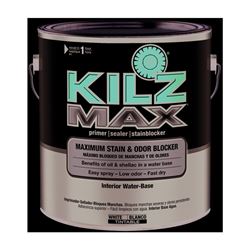 Kilz MAX L200211 Primer, White, 1 gal, Can 4 Pack 