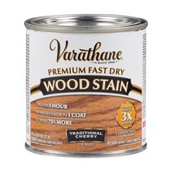 Varathane 262027 Wood Stain, Traditional Cherry, Liquid, 0.5 pt, Can, Pack of 4 