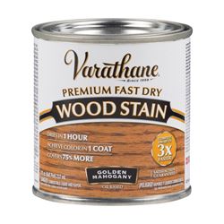 Varathane 262033 Wood Stain, Golden Mahogany, Liquid, 0.5 pt, Can, Pack of 4 