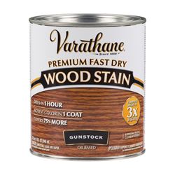 VARATHANE 262007 Wood Stain, Gunstock, Liquid, 1 qt, Can 2 Pack 