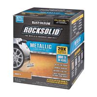 Rust-Oleum 299741 Floor Coating Kit, High-Gloss, Amaretto, Particulate Solid, 70 oz 