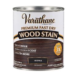 Varathane 262010 Wood Stain, Kona, Liquid, 1 qt, Can, Pack of 2 