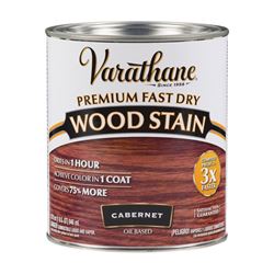 VARATHANE 262016 Wood Stain, Cabernet, Liquid, 1 qt, Can 2 Pack 
