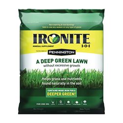 Ironite 100519429 Lawn Fertilizer, 3 lb Bag, Solid, 1-0-1 N-P-K Ratio 