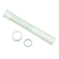 Danco 51068 Tailpiece Pipe Extension, 1-1/2 x 12 in, Slip-Joint, White 