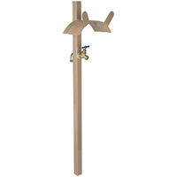 Landscapers Select HH-693 Hose Stand, 150 ft Capacity, Steel, Tan, Powder-Coated, Stake Mounting 