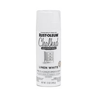Rust-Oleum 302591 Chalk Spray Paint, Ultra Matte, Linen White, 12 oz, Can 