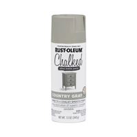 Rust-Oleum 302593 Chalk Spray Paint, Ultra Matte, Country Gray, 12 oz, Can 