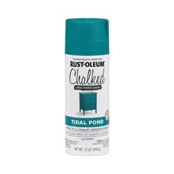 Rust-Oleum 302597 Chalk Spray Paint, Ultra Matte, Tidal Pond, 12 oz, Can 