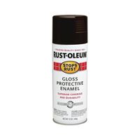 Rust-Oleum 262661 Rust Preventative Spray Paint, Gloss, Dark Walnut, 12 oz, Can 