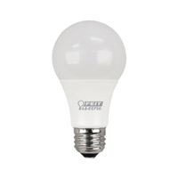 Feit Electric A800/827/10KLED/4 LED Lamp, General Purpose, A19 Lamp, 60 W Equivalent, E26 Lamp Base, Soft White Light 