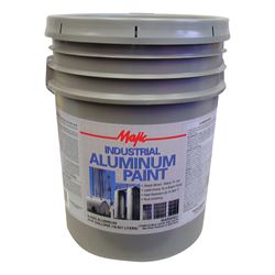 Majic Paints 8-0025-5 Aluminum Paint, Oil Base, 5 gal, Pail, 600 sq-ft/gal Coverage Area 