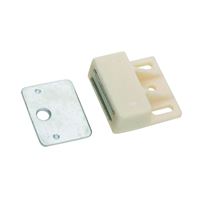 National Hardware V712 Series N149-823 Magnetic Catch, Nylon/Steel, White 