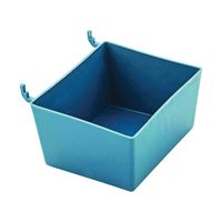 National Hardware N112-068 Parts Tray, 3-1/2 in L, 3 in W, 2 in H, Plastic, Blue 