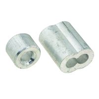 National Hardware SPB3231 Series N830-353 Ferrule and Stop, 5/32 in Dia Cable, Aluminum 