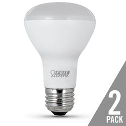 Feit Electric R20DM/850/10KLED/2 LED Lamp, Flood/Spotlight, R20 Lamp, 45 W Equivalent, E26 Lamp Base, Dimmable 