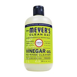 Mrs. Meyers Clean Day 70189 No-Rinse, Vinegar Gel Cleaner, White, 12 oz Bottle 