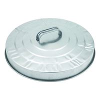 Behrens 38111 Trash Can Lid, Galvanized Steel, Silver, For: 20 gal Cans 