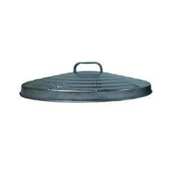 Behrens 38113 Trash Can Lid, Galvanized Steel, Silver, For: 31 gal Cans 6 Pack 