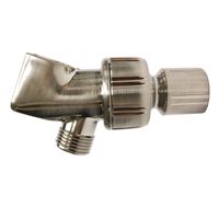 Plumb Pak PP828-65 Shower Bracket, Replacement, Brushed Nickel, For: 1/2 in IPS Shower Connections 