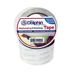 Blue Dolphin TP POLY SEAM 0236 Tape, 90 ft L, 2.36 in W 