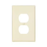 Eaton Wiring Devices PJ8LA Single and Duplex Receptacle Wallplate, 4-7/8 in L, 3-1/8 in W, 1 -Gang, Polycarbonate 25 Pack 