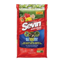 Sevin 100530129 Insect Killer, Solid, Fruit, Lawns, Vegetable Gardens, 10 lb Bag 