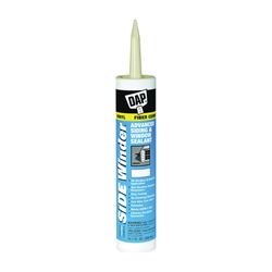 DAP 00813 Siding and Window Sealant, Almond, 24 hr Curing, -35 to 140 deg F, 10.1 oz Cartridge 
