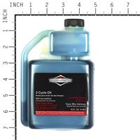 BRIGGS & STRATTON 100036 2-Cycle Engine Oil, 16 oz Bottle 12 Pack 