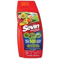 Sevin 100530125 Insect Killer, Liquid, Spray Application, 32 oz Bottle 48 Pack 