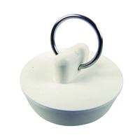 Danco 80226 Drain Stopper, Rubber, White, For: 1-3/8 in Drain, Universal Sink 