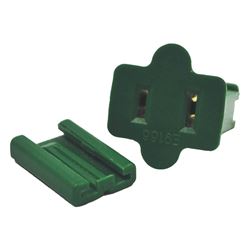 Holiday Bright Lights ZPLG-F Slide Plug, Female, Green, For: C7 and C9 18 AWG SPT-1 Cord 