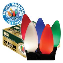 Holiday Bright Lights BU25-LEDSC9-OMU Light Bulb, 0.6 W, Intermediate (E17) Lamp Base, LED Lamp, Multi-Color Light 