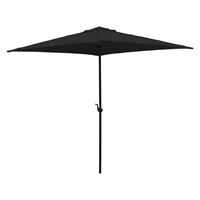 Seasonal Trends UMQ65BKOBD-06 Umbrella, 2.37m/93.3 in H, 6.5 ft W Canopy, 6.5 ft L Canopy, Square Canopy 