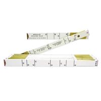 Crescent Lufkin Red End Series 646LN Masonry Wood Rule, Inch Graduation, Wood, White 